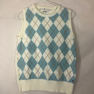 tommy hilfiger x uo colorblock hoodie sweatshirt